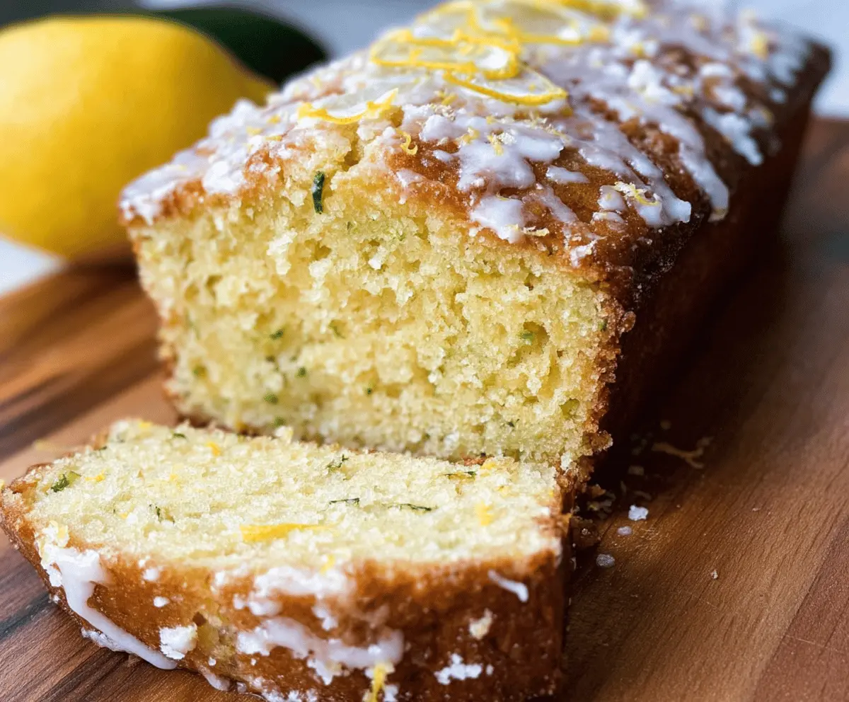 Pioneer Woman’s Lemon Zucchini Bread Recipe