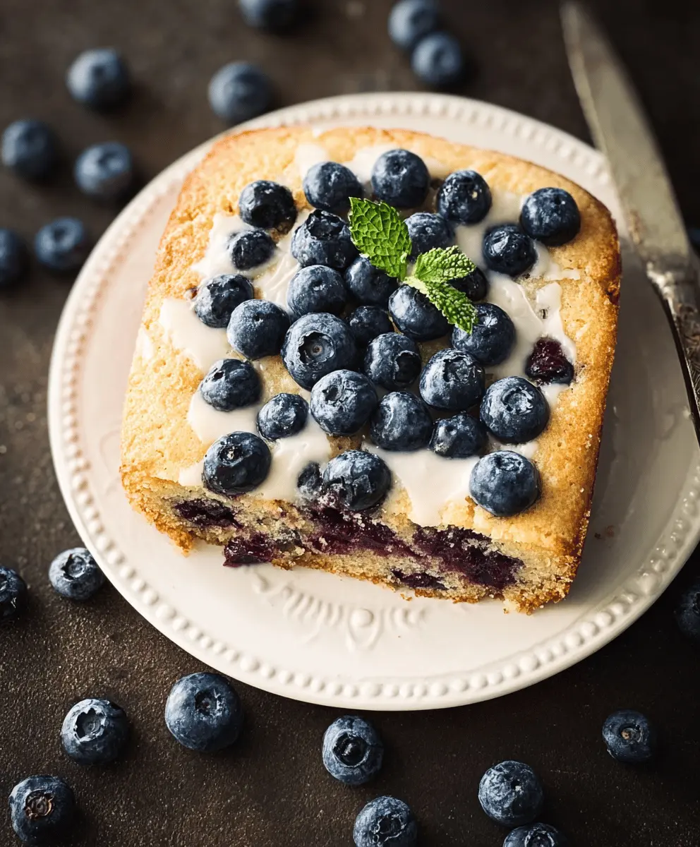 Moist Blueberry Zucchini Cake Recipe