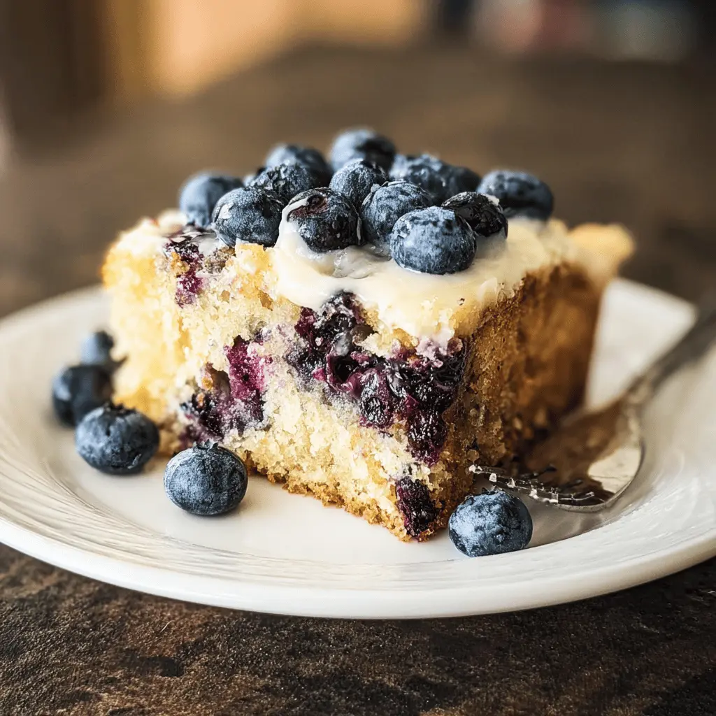 Moist Blueberry Zucchini Cake Recipe