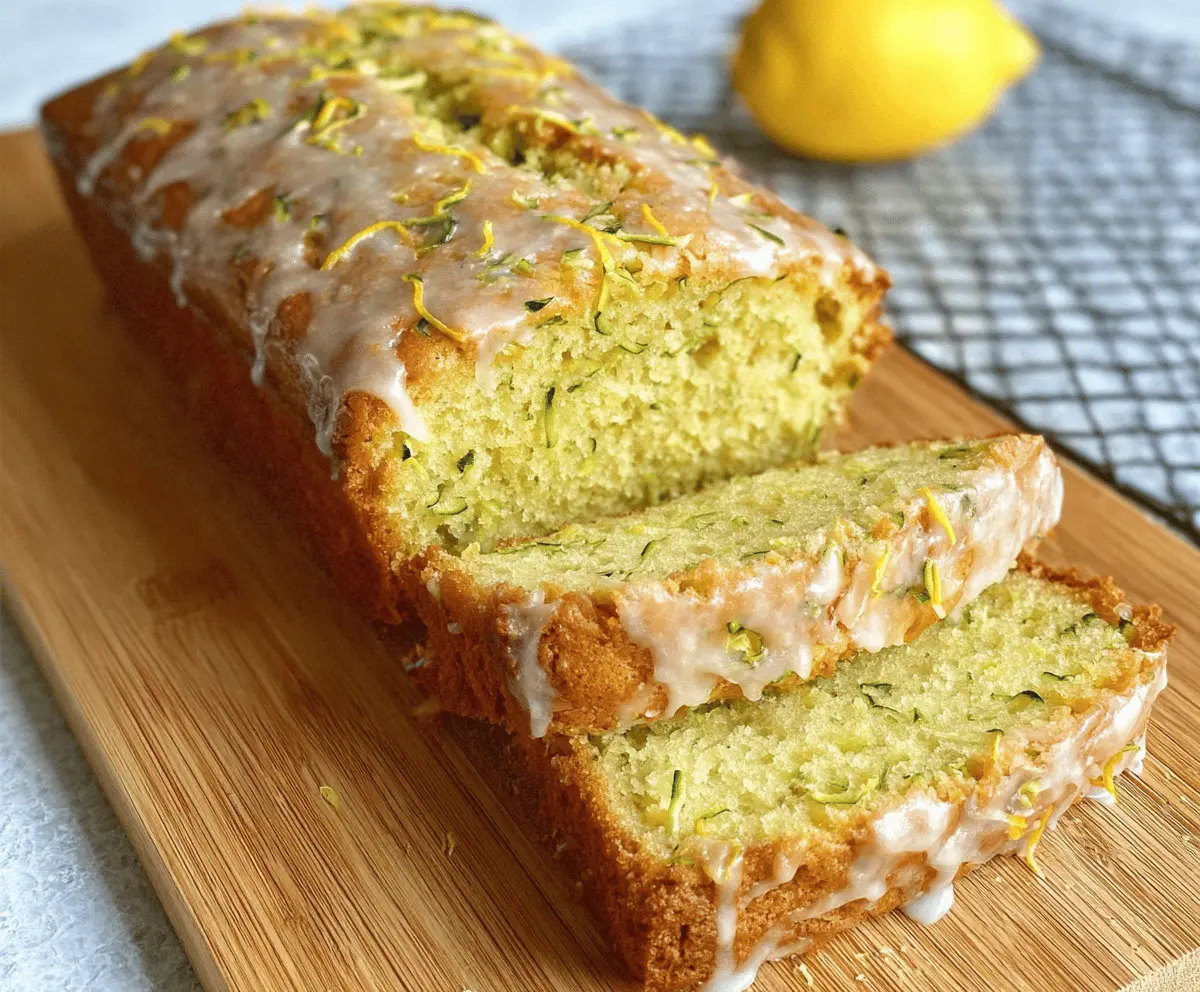 Moist Lemon Zucchini Bread Recipe