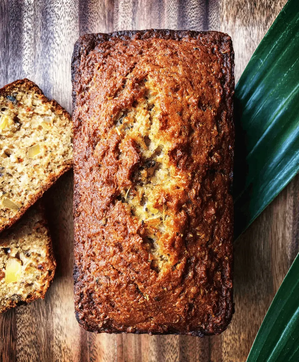 Moist Pineapple Zucchini Bread Recipe