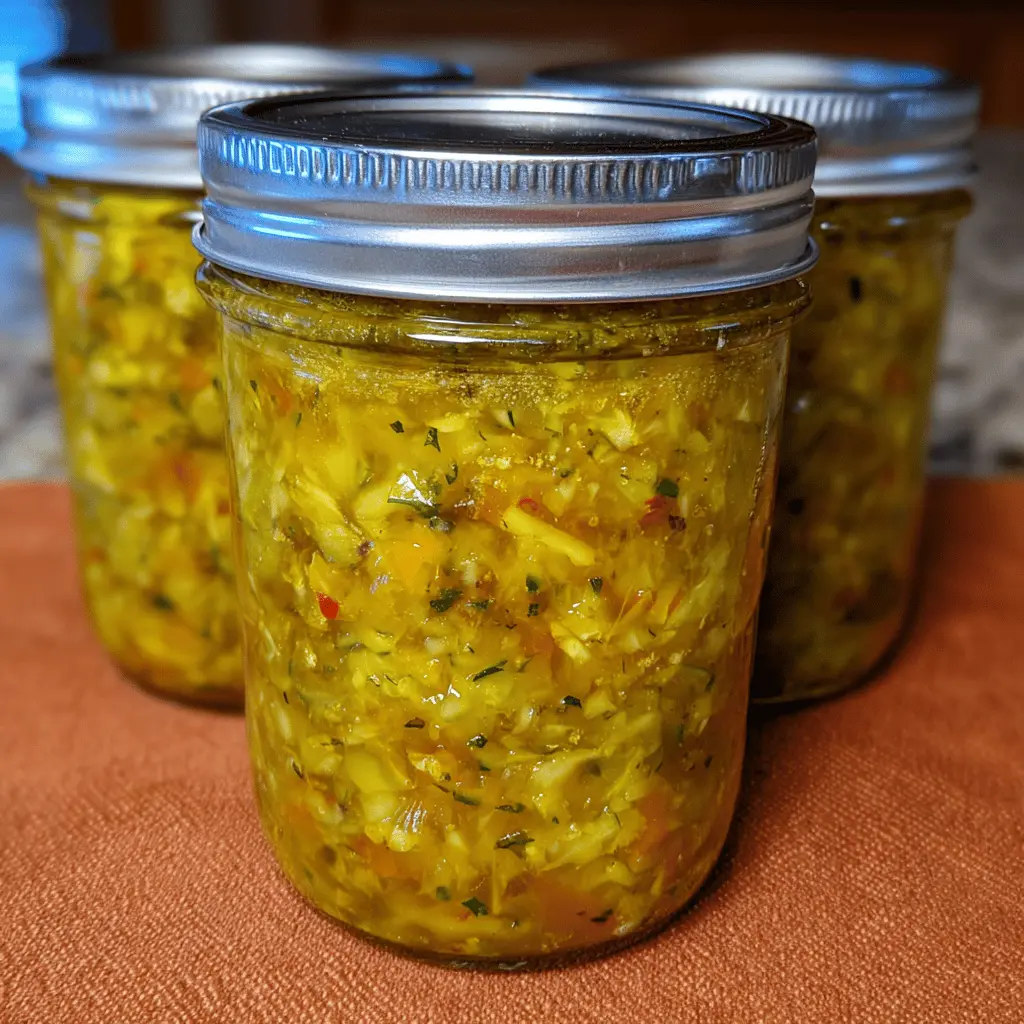 Grandma’s Classic Zucchini Relish Recipe