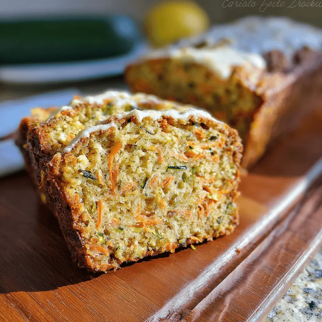 Moist Carrot Apple Zucchini Bread Recipe
