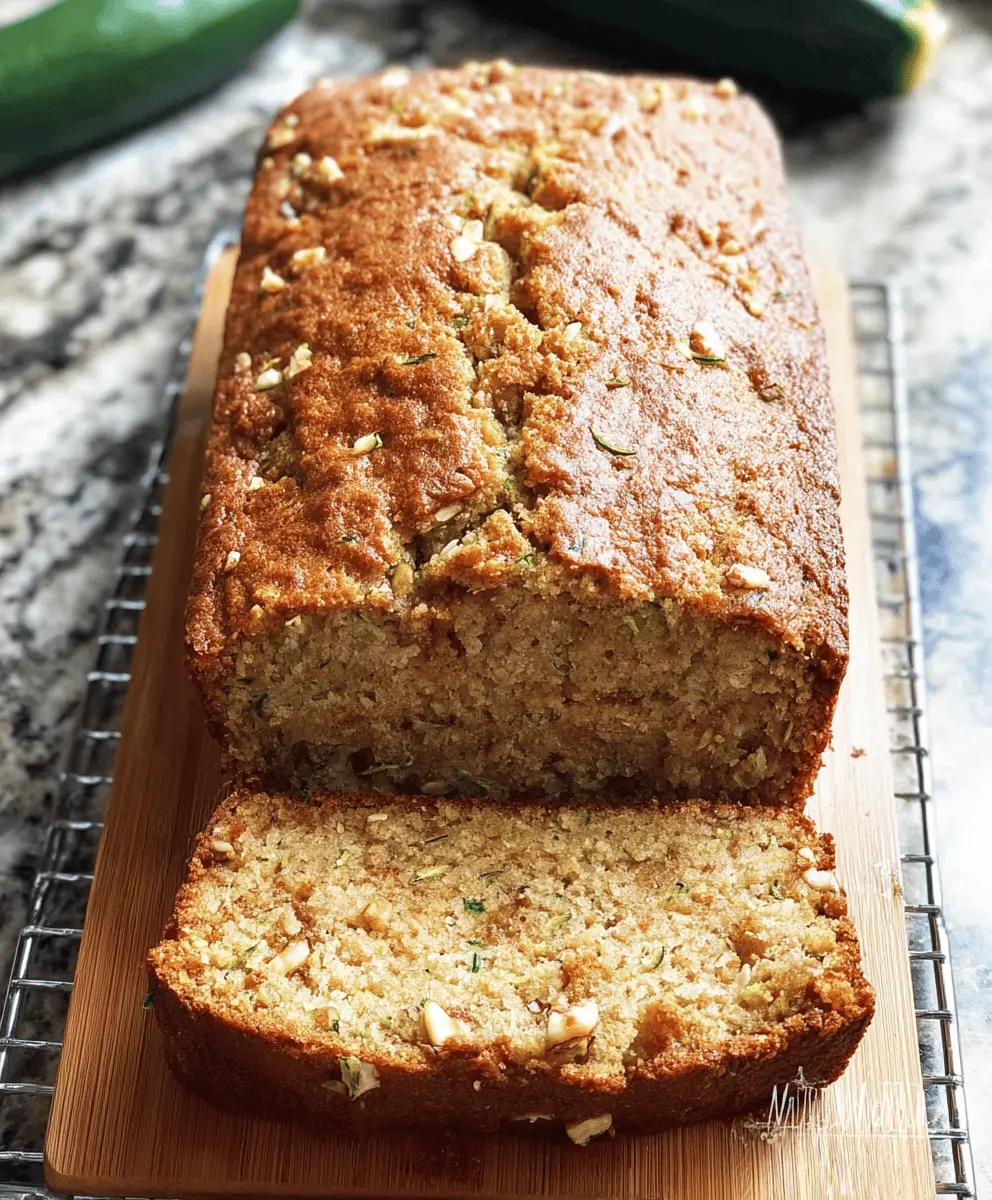 Moist Almond Flour Zucchini Bread Recipe