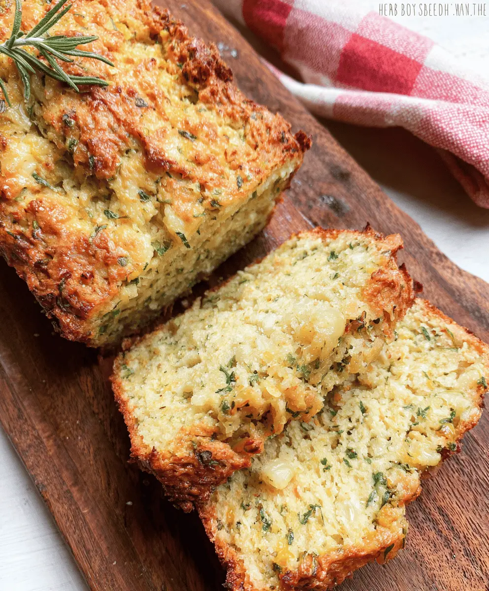 Herb and Cheddar Squash Bread Recipe