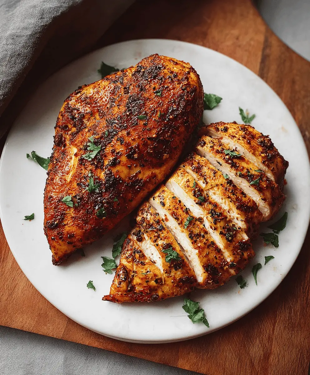 Easy Juicy Air Fryer Chicken Breasts Recipe