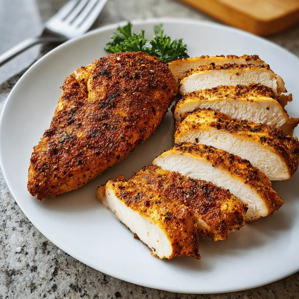 Easy Juicy Air Fryer Chicken Breasts Recipe