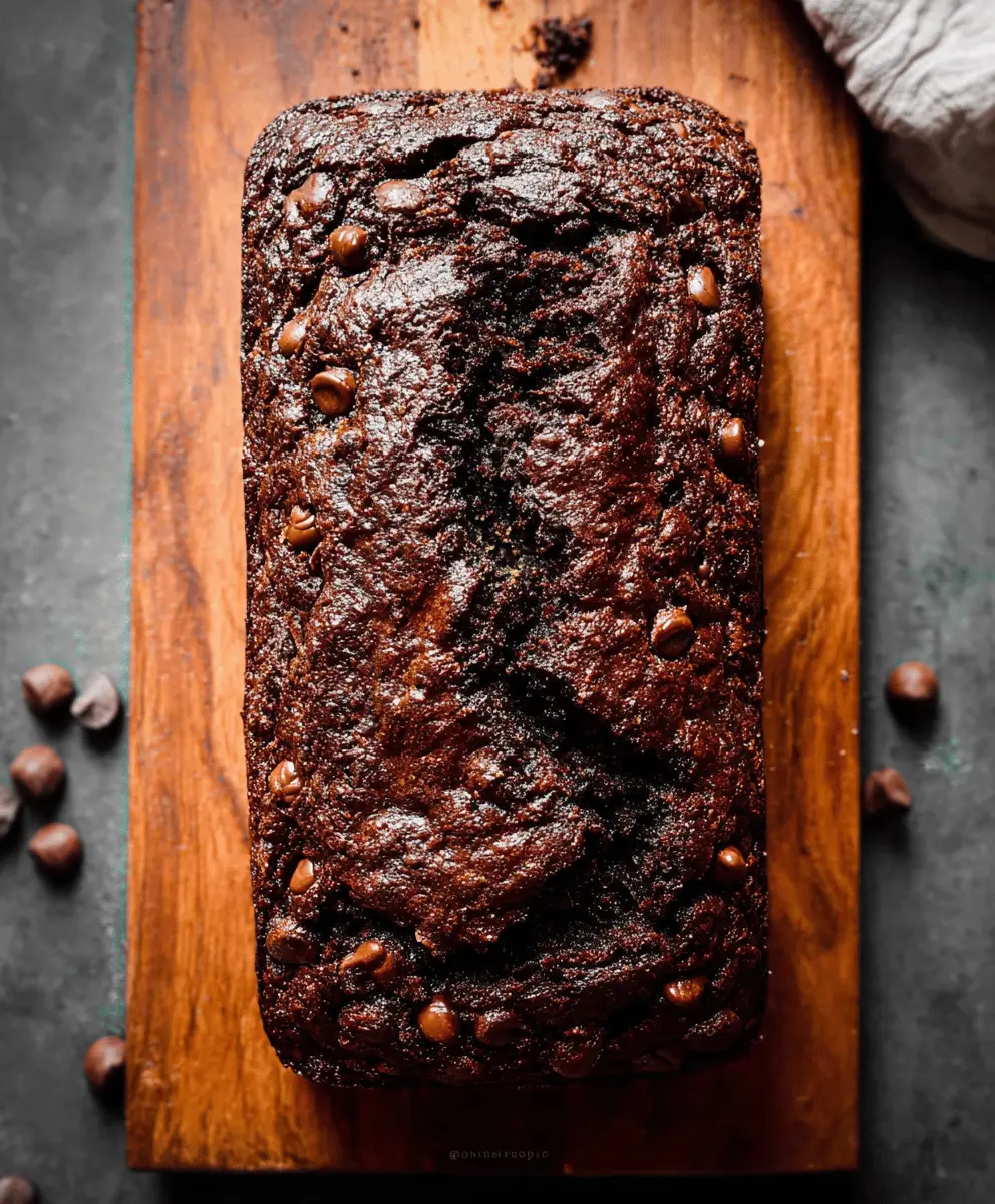 Moist Chocolate Zucchini Bread Recipe