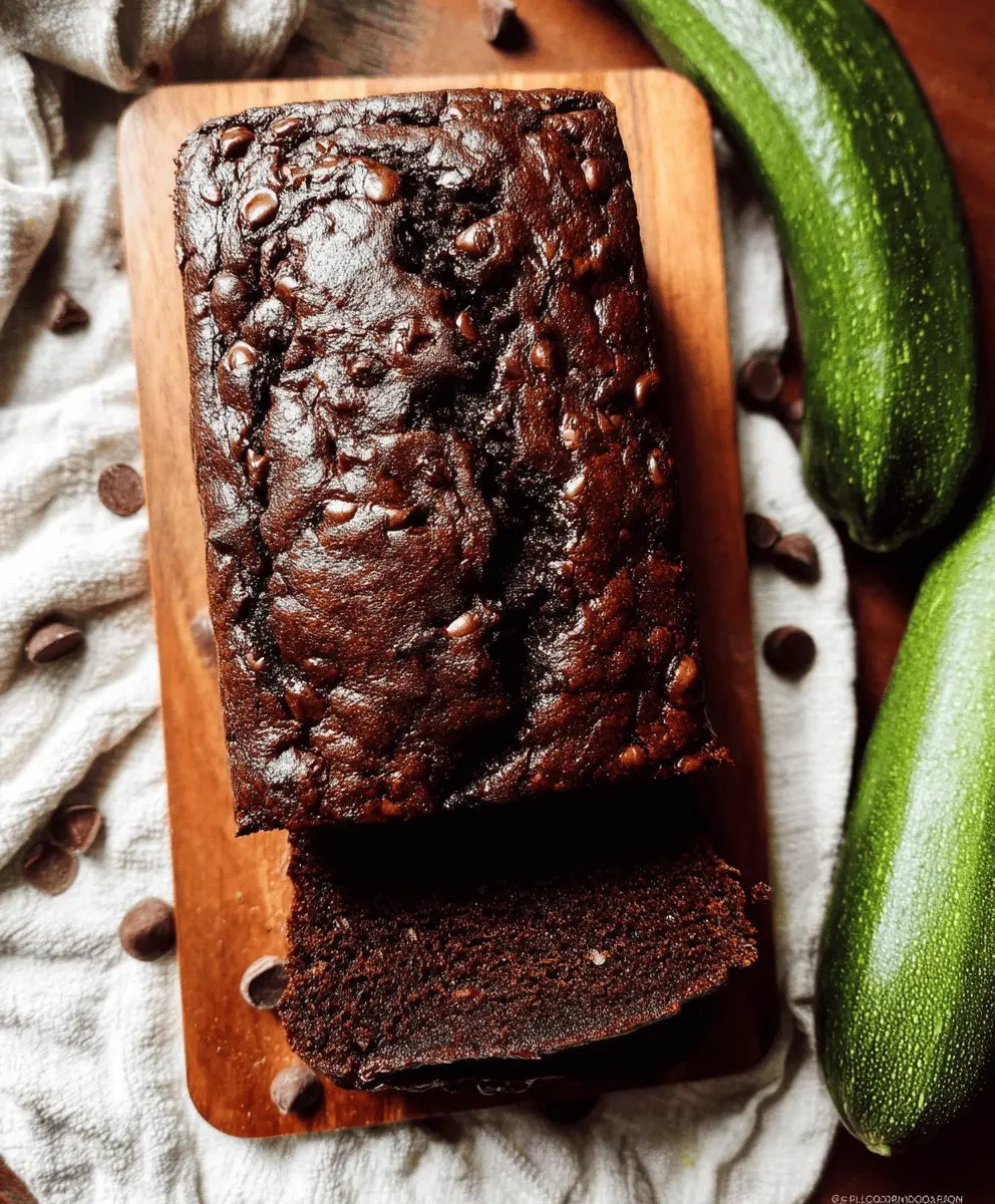 Healthy Chocolate Zucchini Bread Recipe