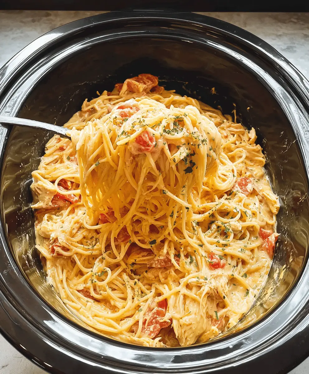 Easy Crockpot Chicken Spaghetti Recipe for Busy Weeknights