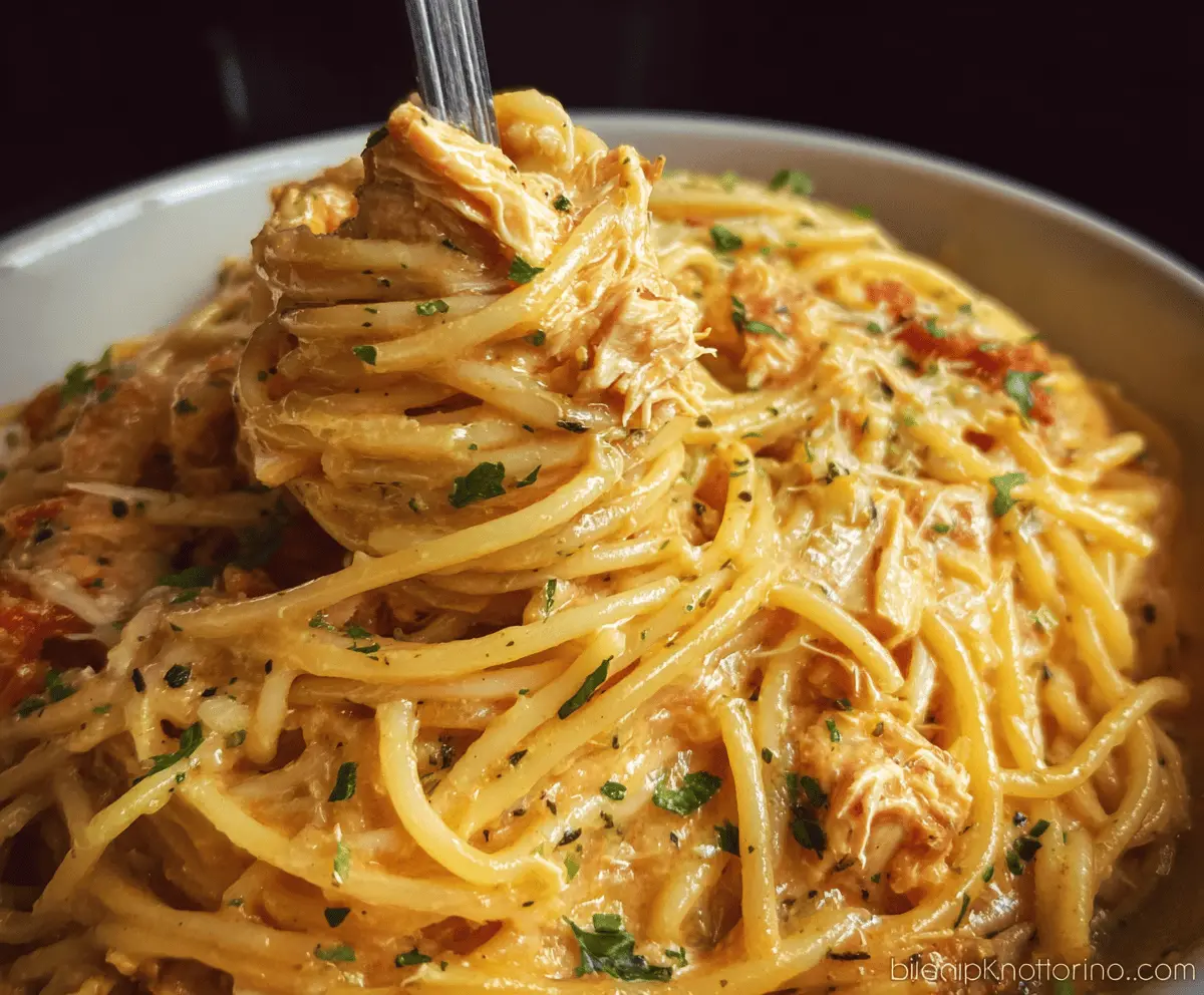 Easy Crockpot Chicken Spaghetti Recipe for Busy Weeknights