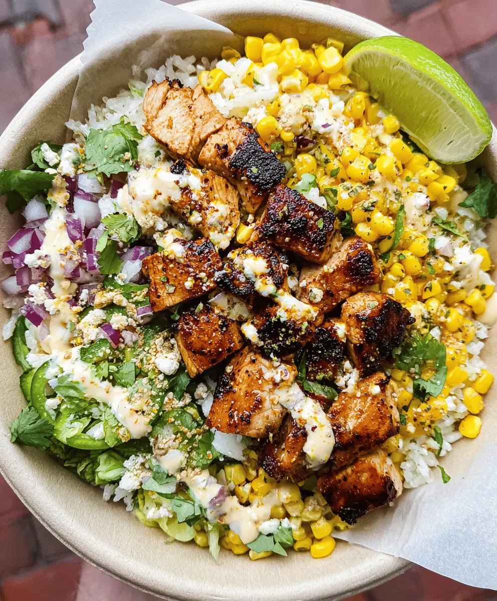 Easy Street Corn Chicken Rice Bowl Recipe