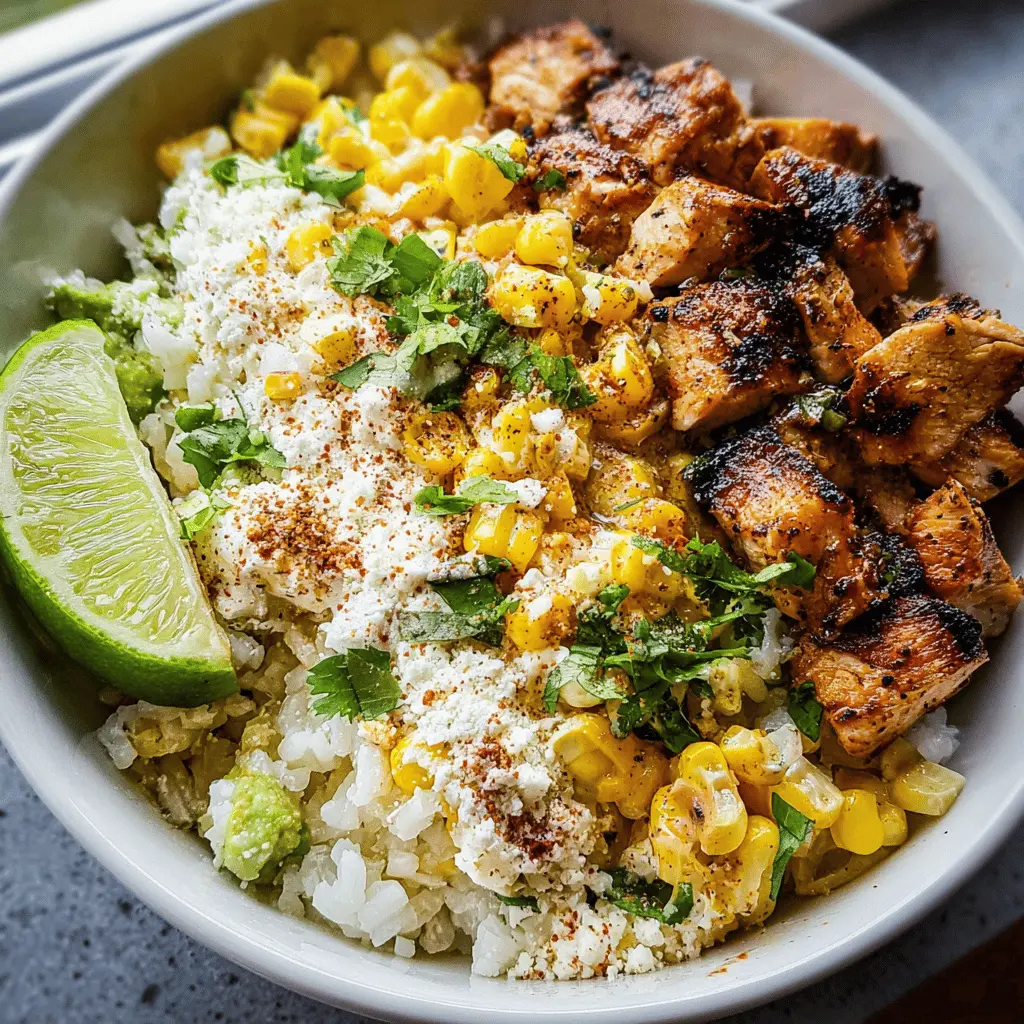 Easy Street Corn Chicken Rice Bowl Recipe
