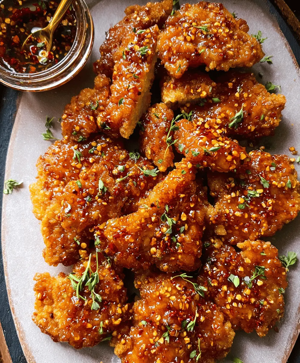 Crispy Baked Hot Honey Chicken Recipe