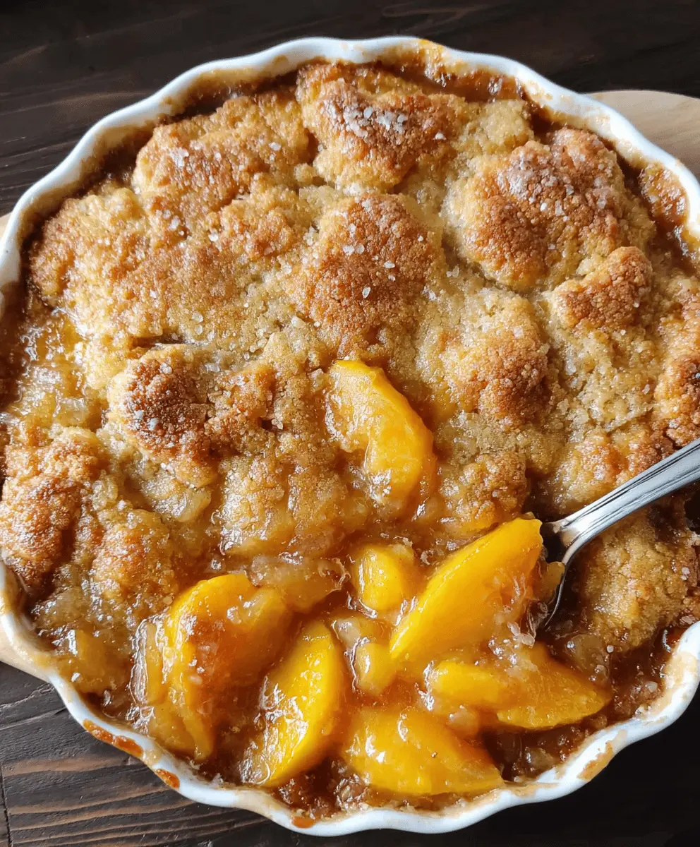 Easy Southern Peach Cobbler Recipe for Summer