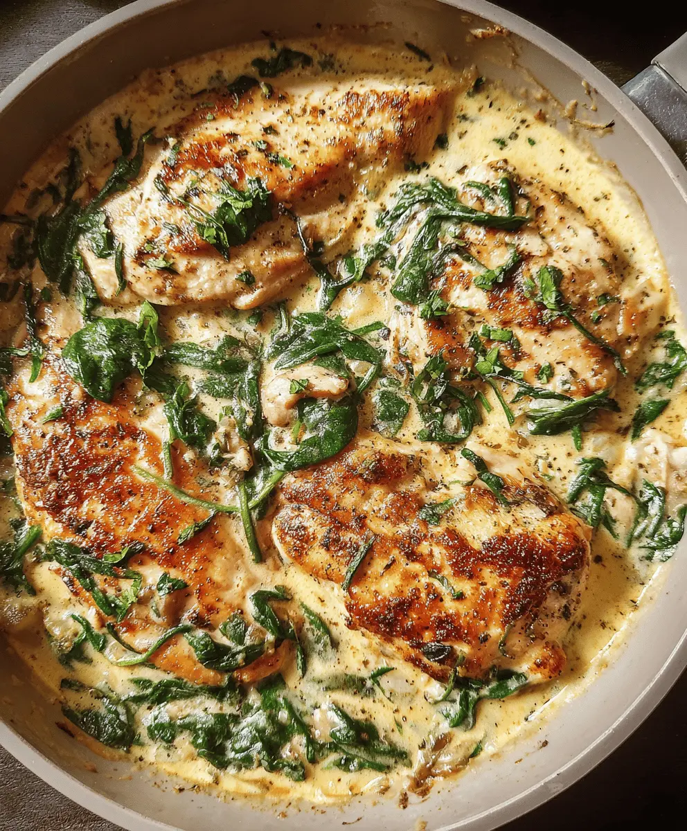 Easy Creamy Chicken Florentine Recipe