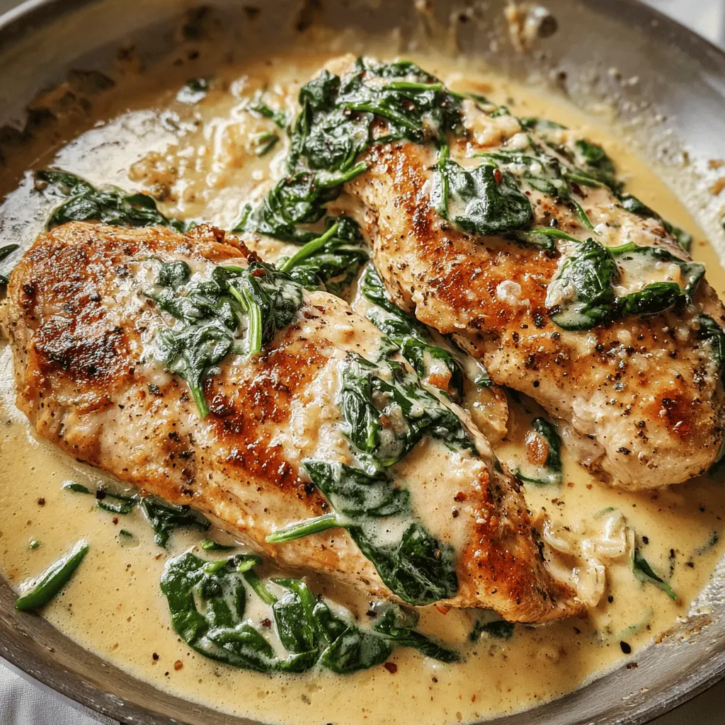 Easy Creamy Chicken Florentine Recipe