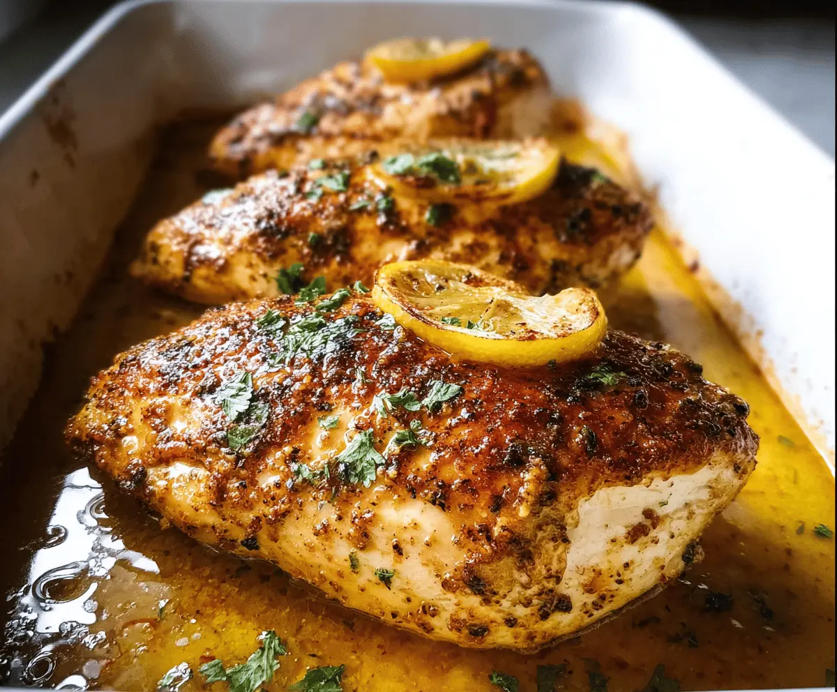 Easy Oven Baked Chicken Breast Recipe