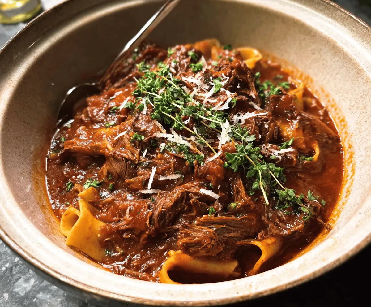 Easy Slow Cooker Beef Ragu Recipe for Tender, Flavorful Meals