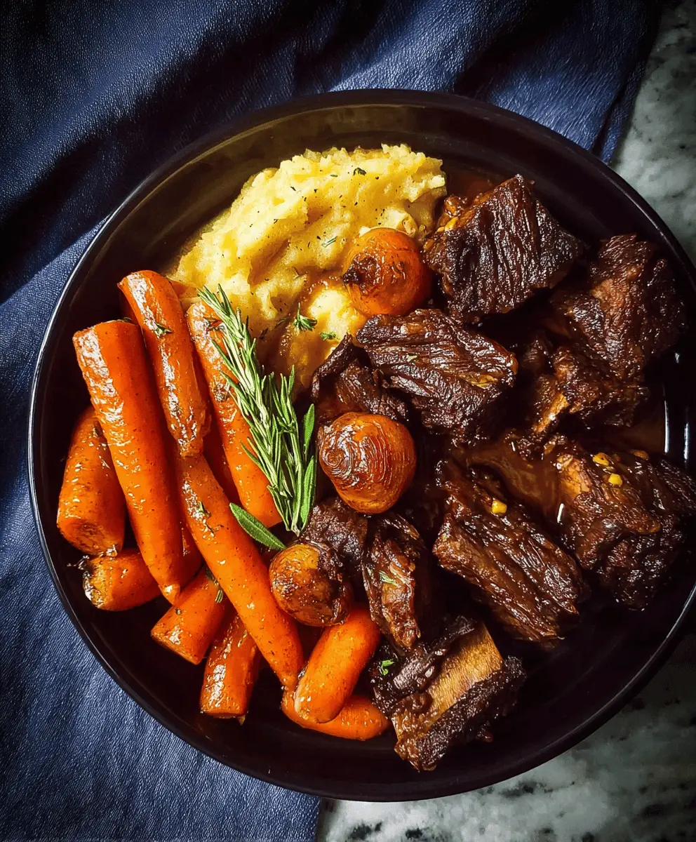 Super Tender Slow Cooker Beef Short Ribs Recipe