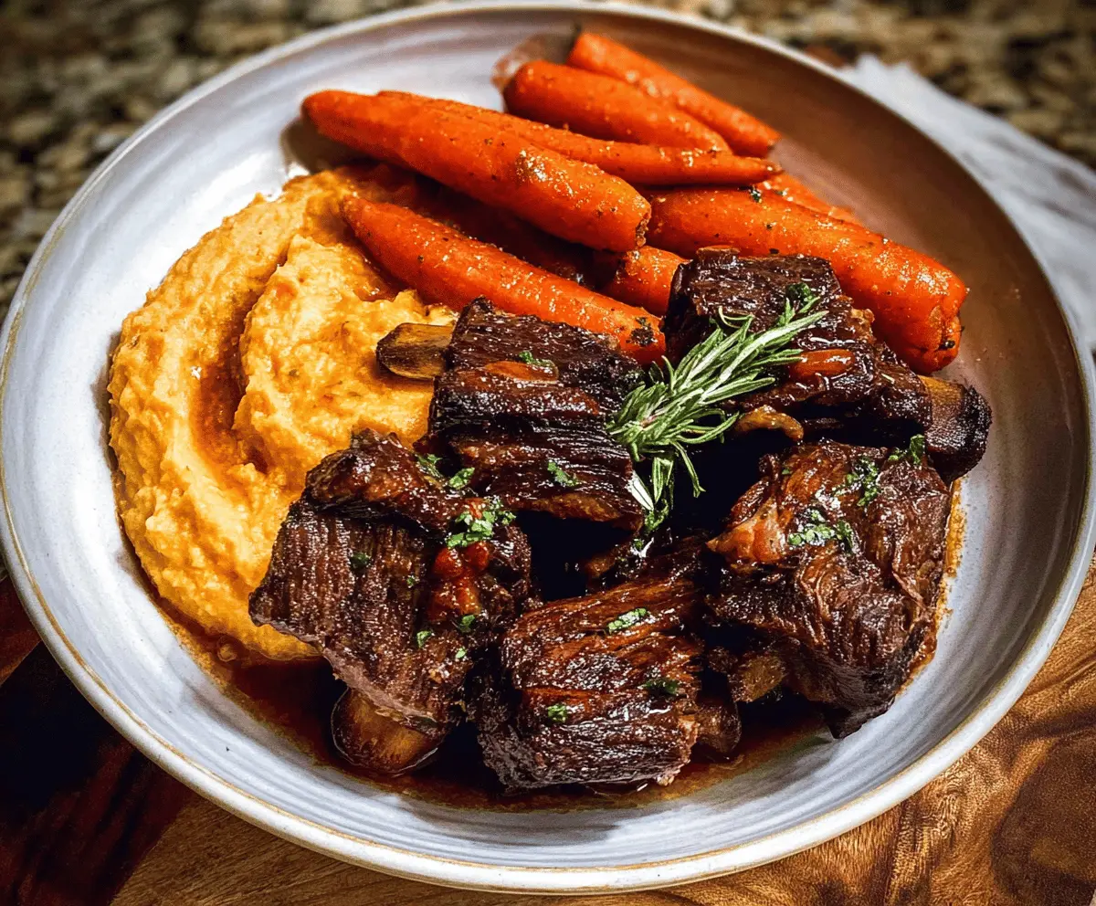 Super Tender Slow Cooker Beef Short Ribs Recipe