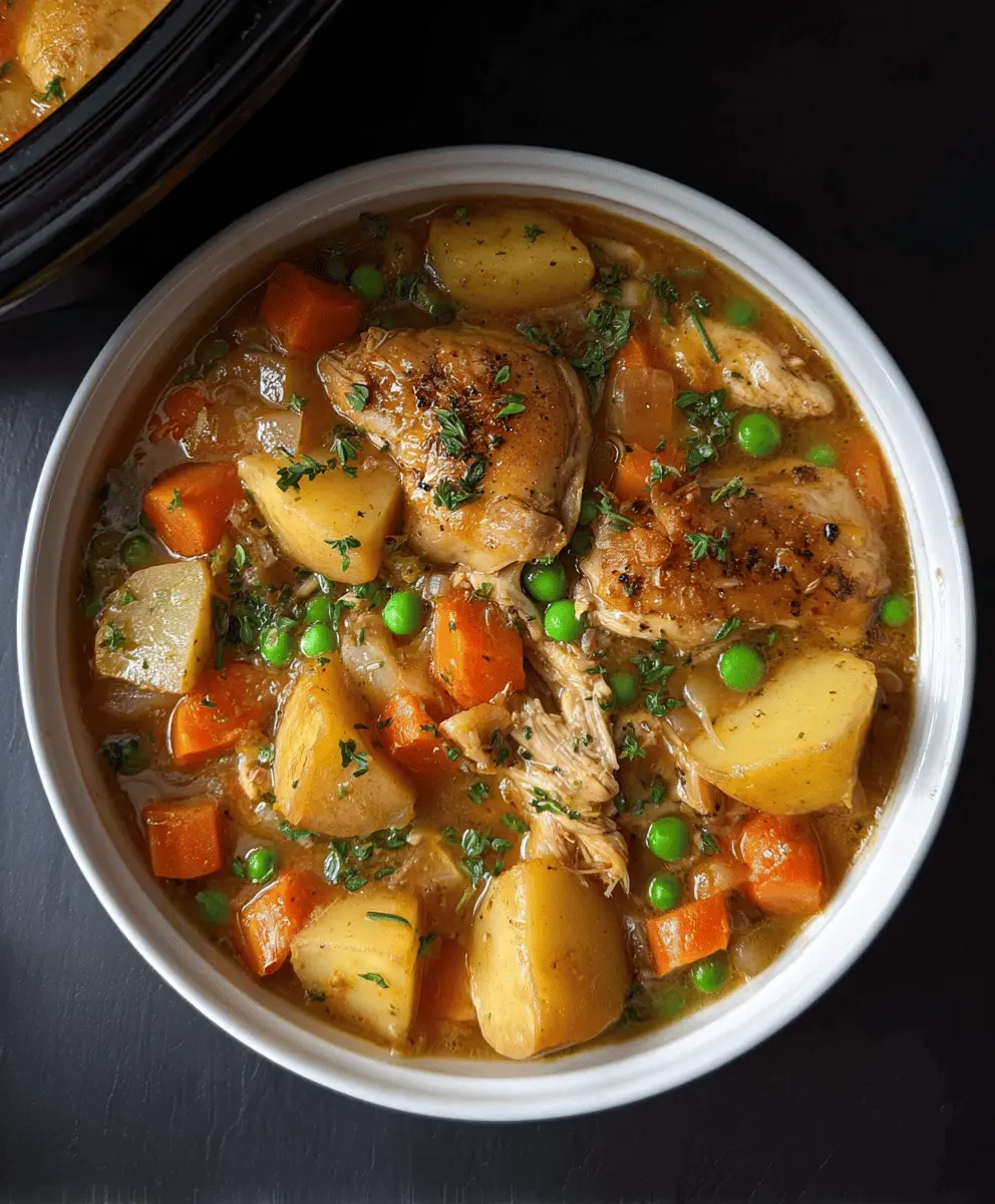 Easy Slow Cooker Chicken Stew for Cozy Dinners
