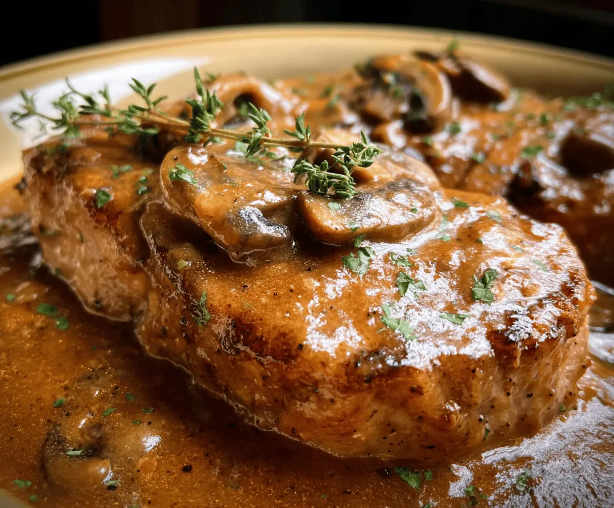 Easy Crock Pot Smothered Pork Chops Recipe