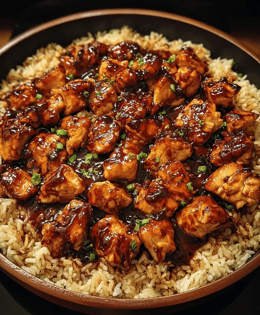 Easy One-Pan Honey BBQ Chicken and Rice