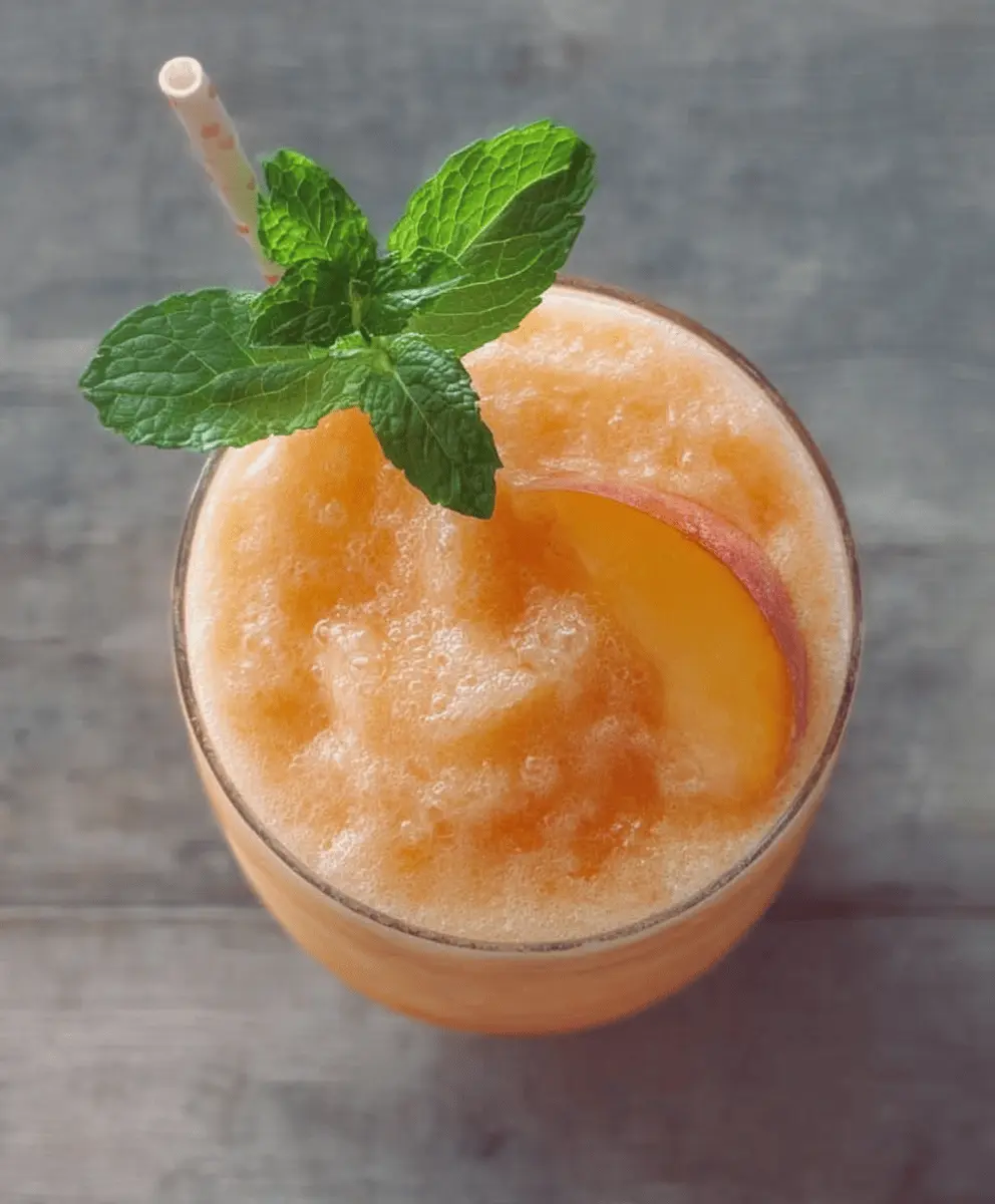 Refreshing Peach Lemonade Slush Recipe