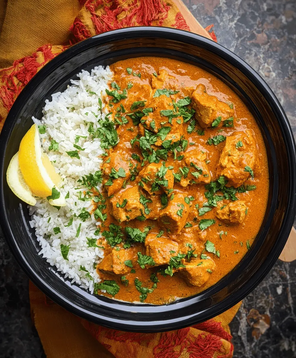Easy Slow Cooker Indian Butter Chicken Recipe