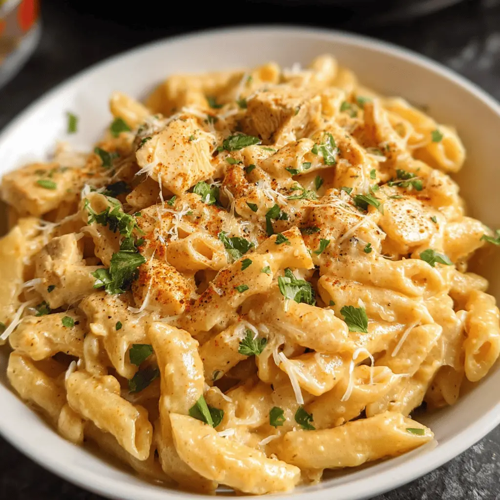 Easy Crock Pot Cajun Chicken Pasta Recipe