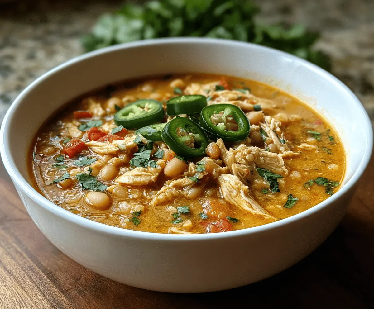 Easy Cajun White Chicken Chili Recipe: Spicy & Creamy Delight