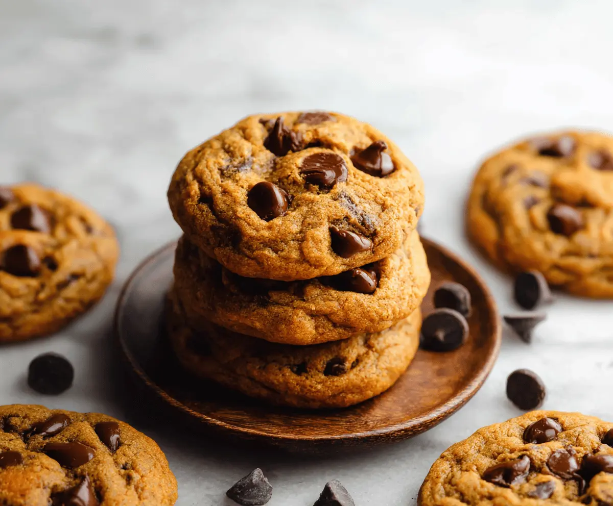 Chewy Pumpkin Chocolate Chip Cookies