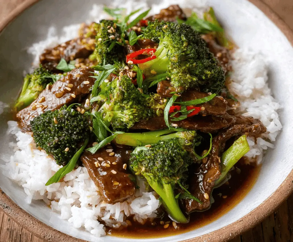 Chinese Beef and Broccoli