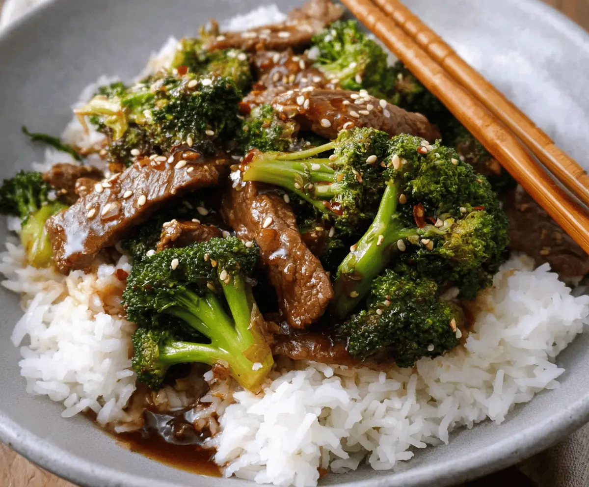 Easy Chinese Beef and Broccoli Stir-Fry Recipe
