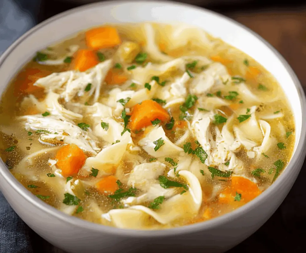 CopyCat Panera Bread Chicken Noodle Soup