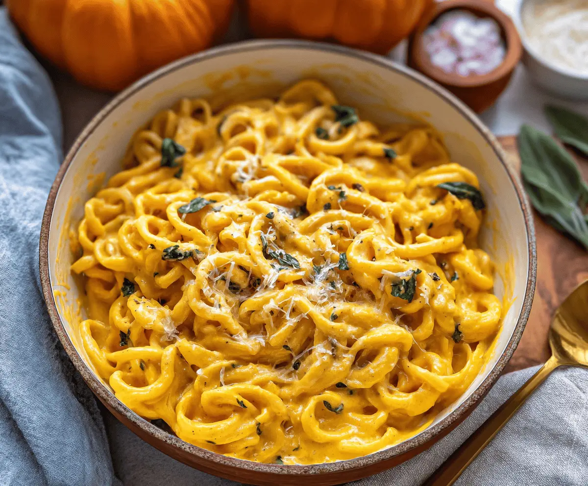 Creamy Pumpkin Pasta