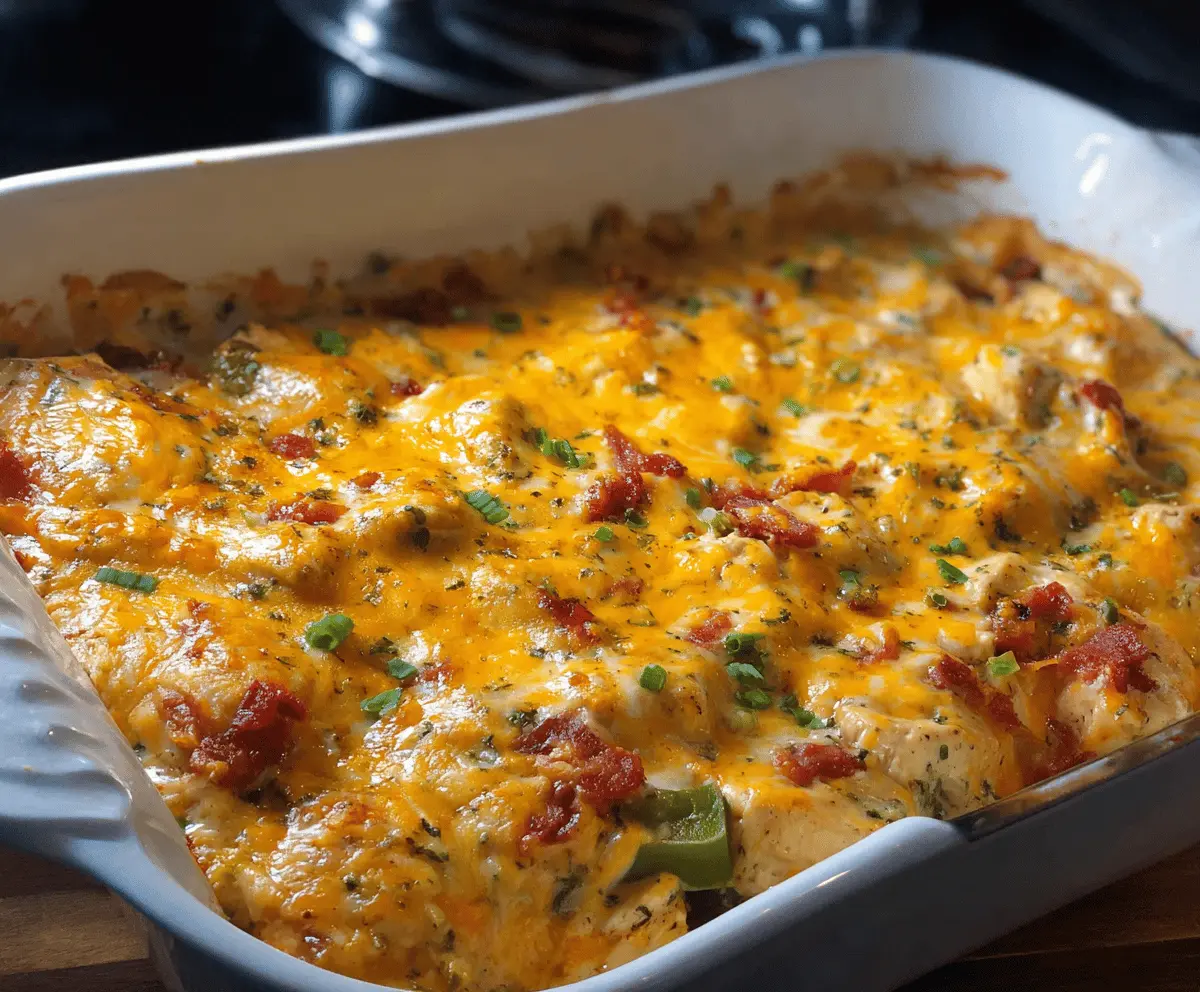 Easy Low Carb Chicken Casserole Recipe for Healthy Dinners
