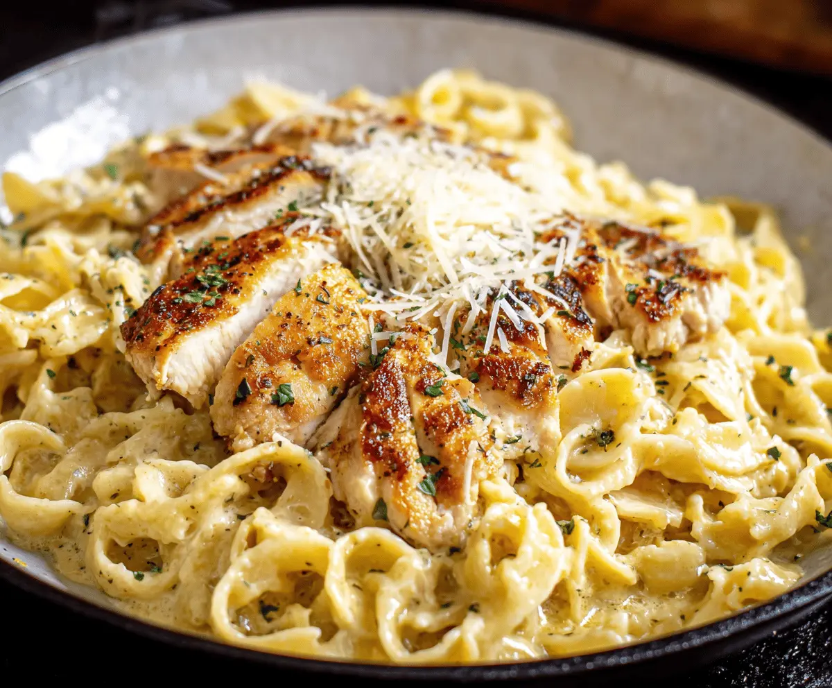 Easy Parmesan Chicken Pasta