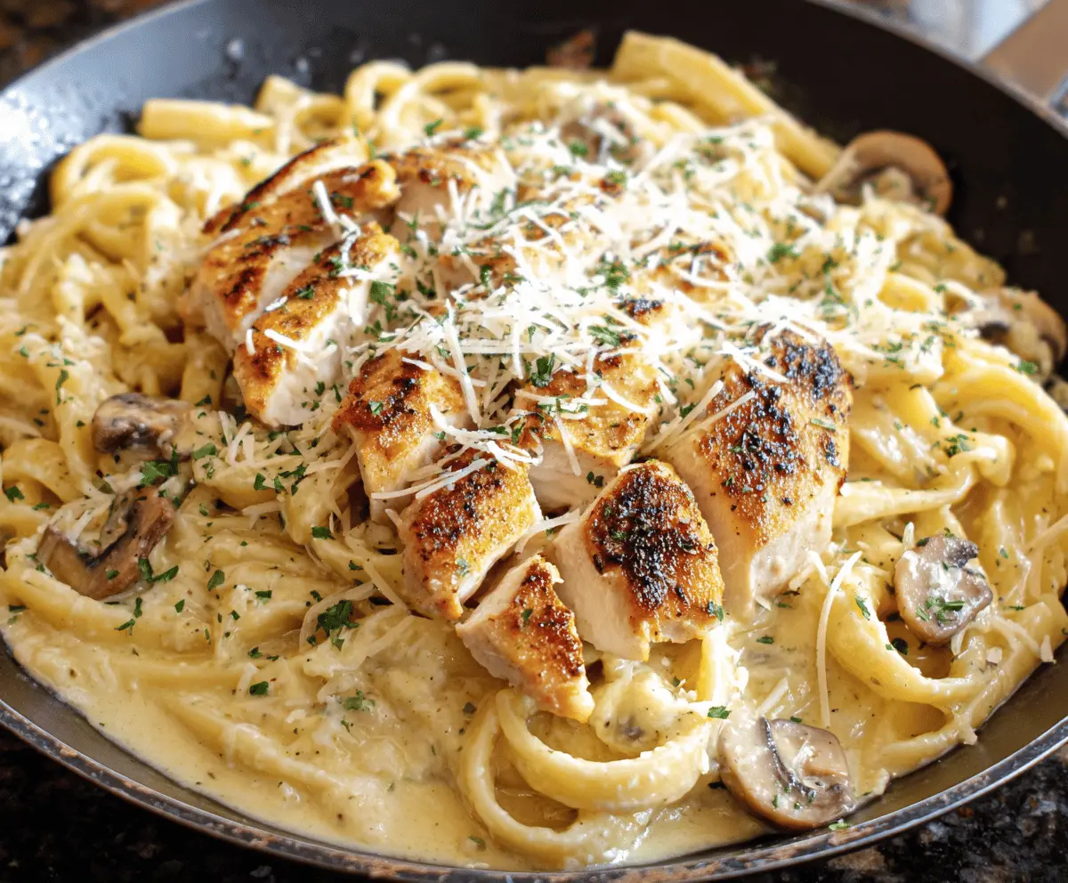 Easy Parmesan Chicken Pasta