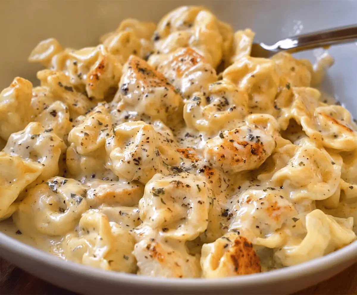 Garlic Parmesan Chicken Tortellini