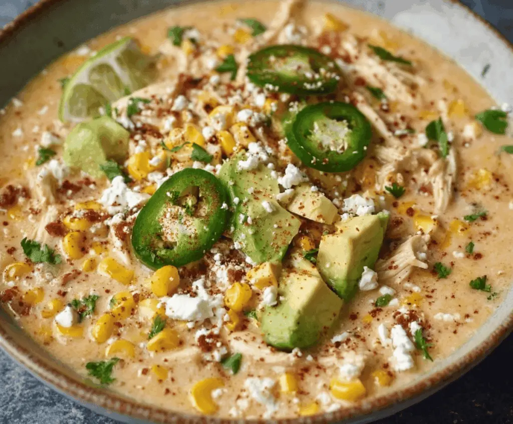 Mexican Street Corn White Chicken Chili