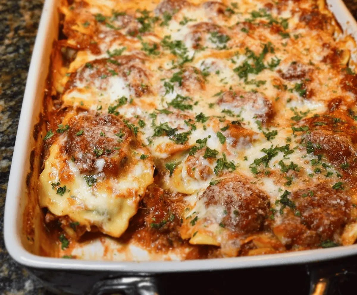 Million Dollar Ravioli Casserole Recipe – Creamy, Cheesy & Easy Meal