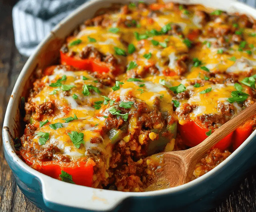 Pioneer Woman Stuffed Pepper Casserole Recipe
