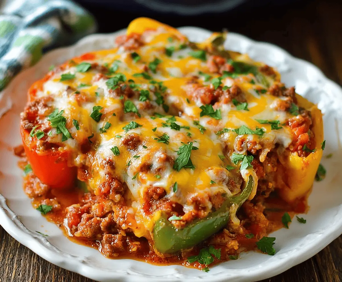 Easy Pioneer Woman Stuffed Pepper Casserole Recipe