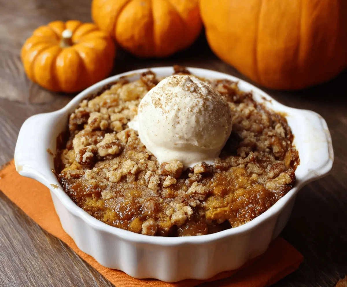 Pumpkin Cobbler