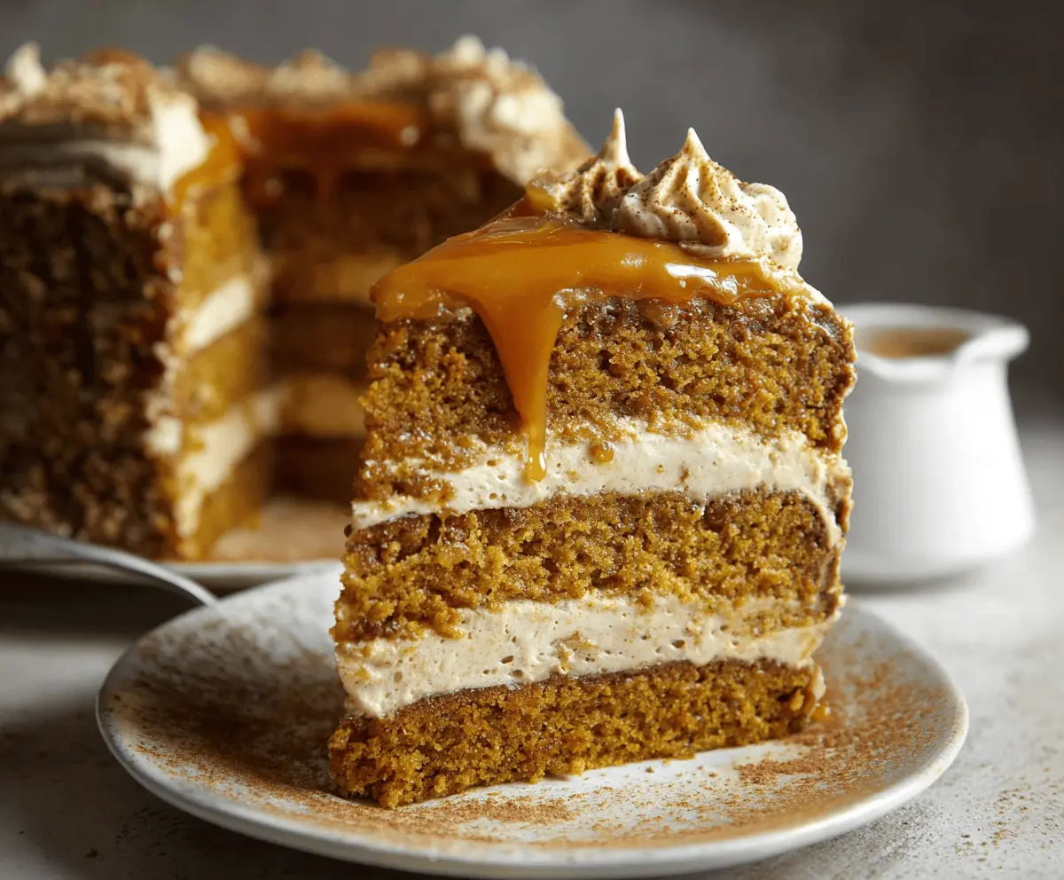 Pumpkin Spice Latte Cake
