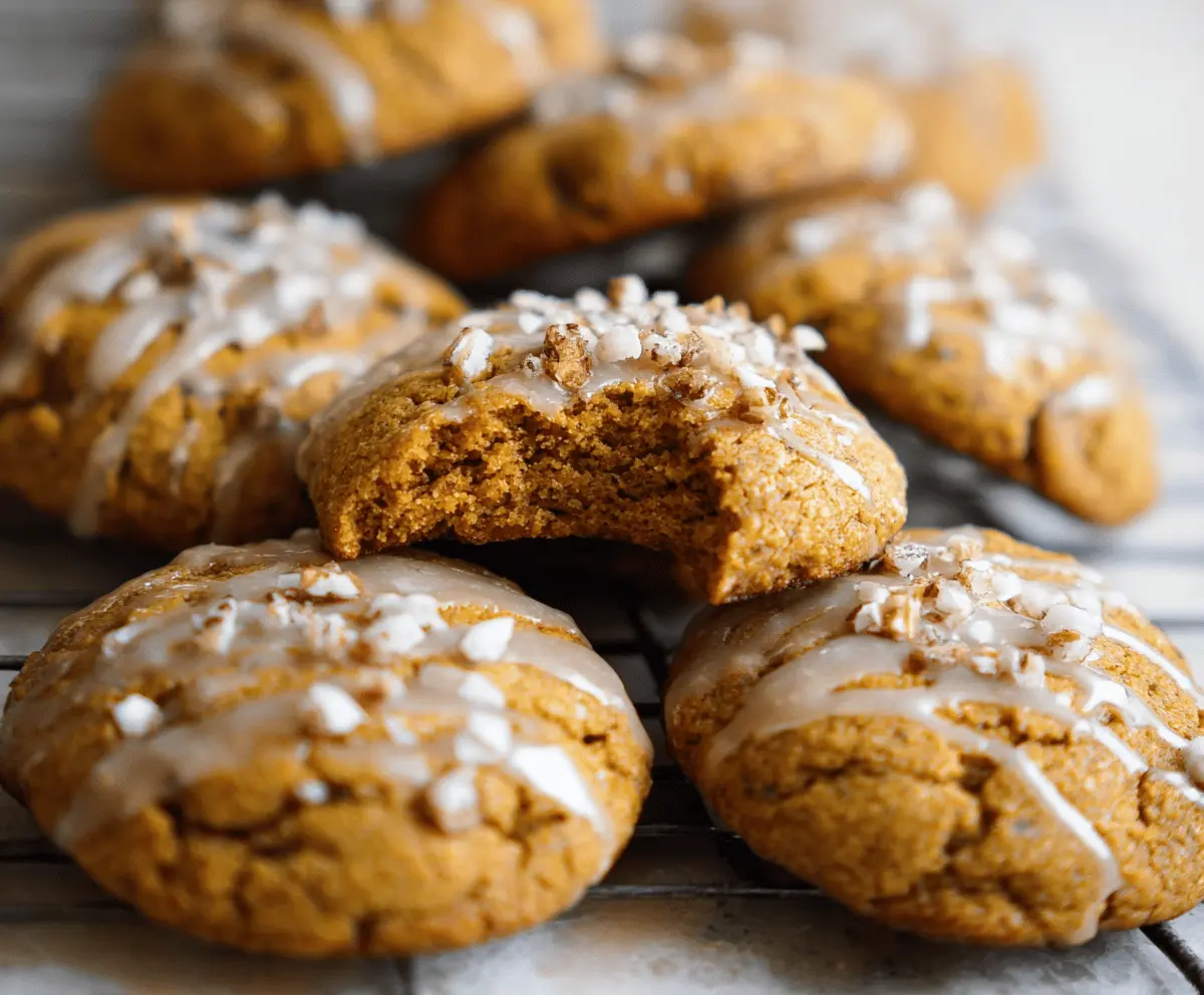 Soft Pumpkin Pie Cookies