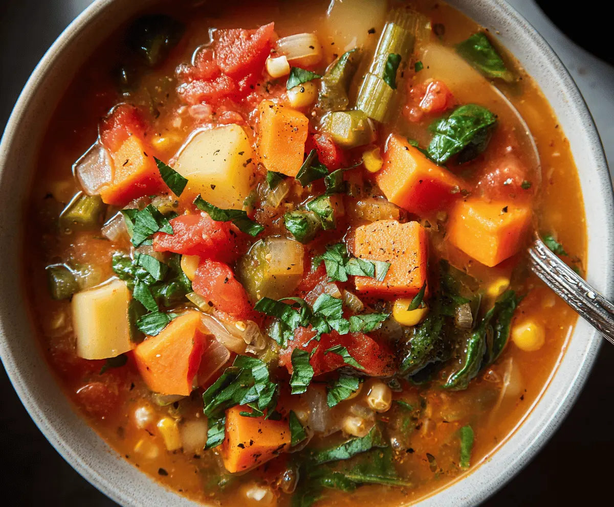 Sweet Potato Vegetable Soup