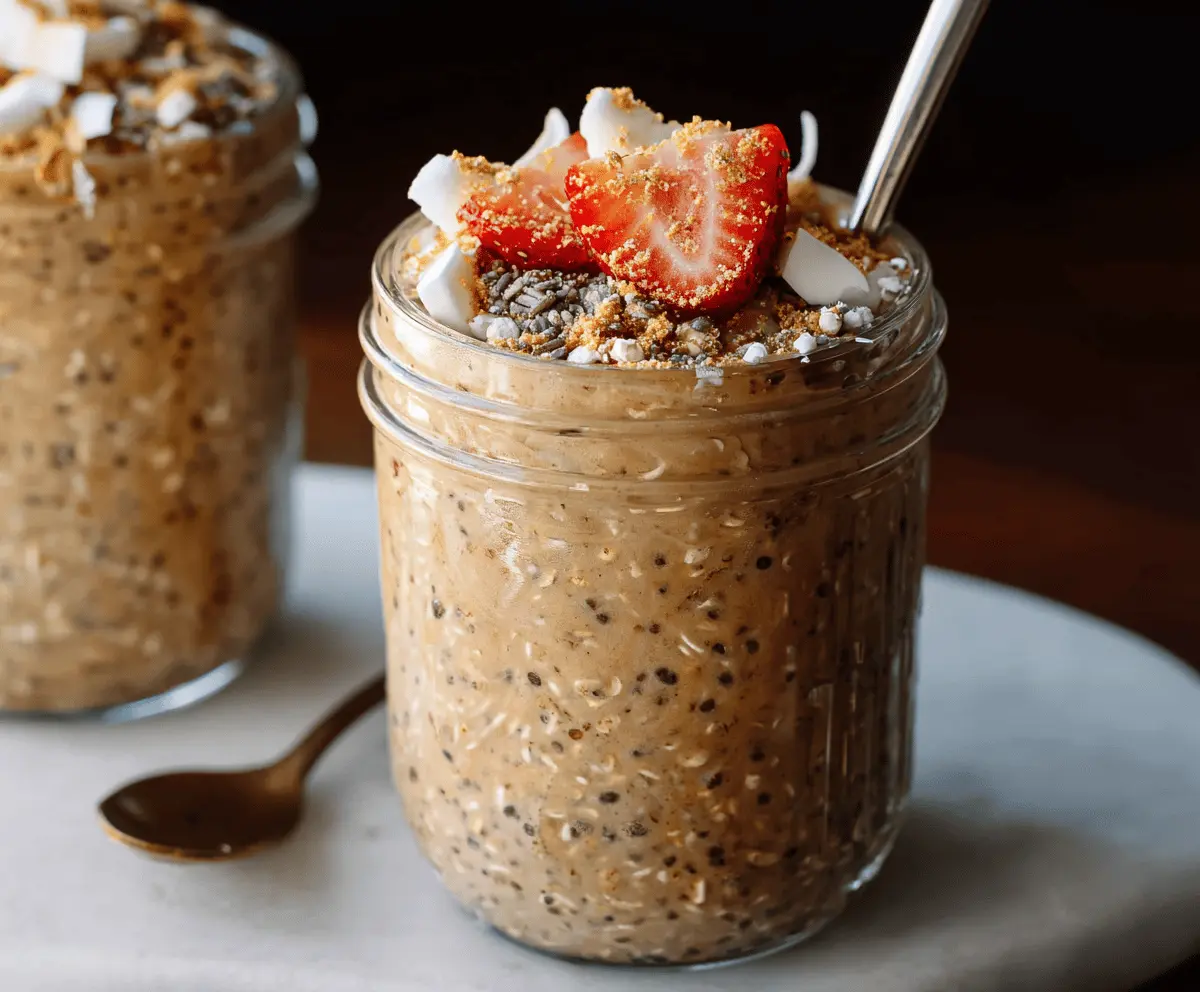 Easy Brown Sugar Overnight Oats Recipe for Quick Healthy Breakfast